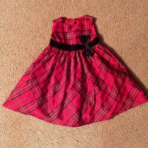 Gymboree Plaid & Velvet Holiday Dress!